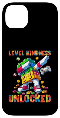 Level Kindness Unlocked Master Builder Gamer Boys Teacher �X�}�z�P�[�X iPhone 14 Plus �p