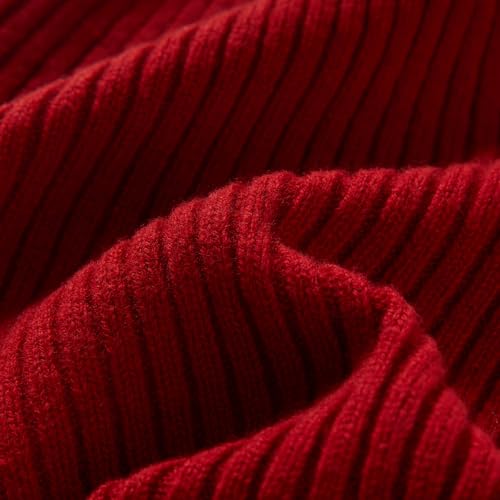 FUQILA MerinoWolle Thermo Beanie Chili Rot – Bild 2