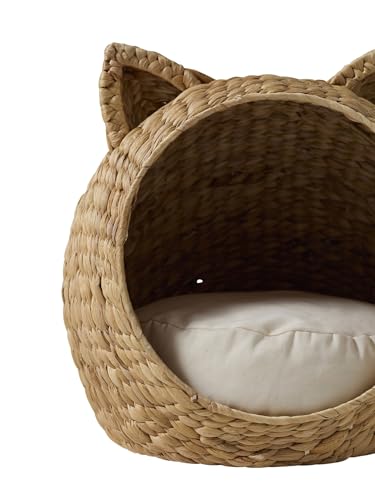 VERTBAUDET Panier pour Chat en Jacinthe d'eau Beige TU