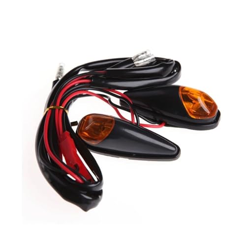 Clignotants LED ambre moto 12V 5W contre le manque de visibilité des motards