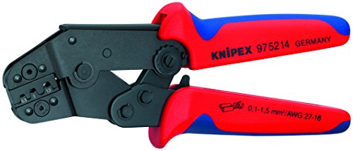 KNIPEX Tools - Crimping Pliers, 4 Position Contact, Multi-Component (975214)