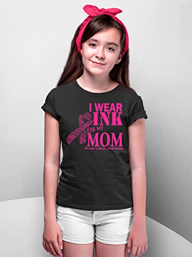 Promotion & Beyond Breast Cancer Family Support I Wear Pink for My Mom Shirts for Youth October Awareness3