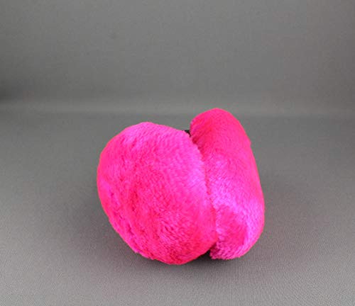 Pink Faux Fur Furry Ear Muffs Warmers Fold Up Classic Old School Style Adjustable Head Band #TOP6