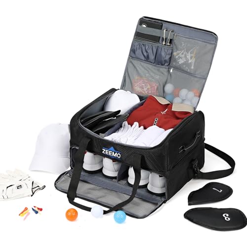 ZEEMO 2 Layer Golf Trunk Organizer