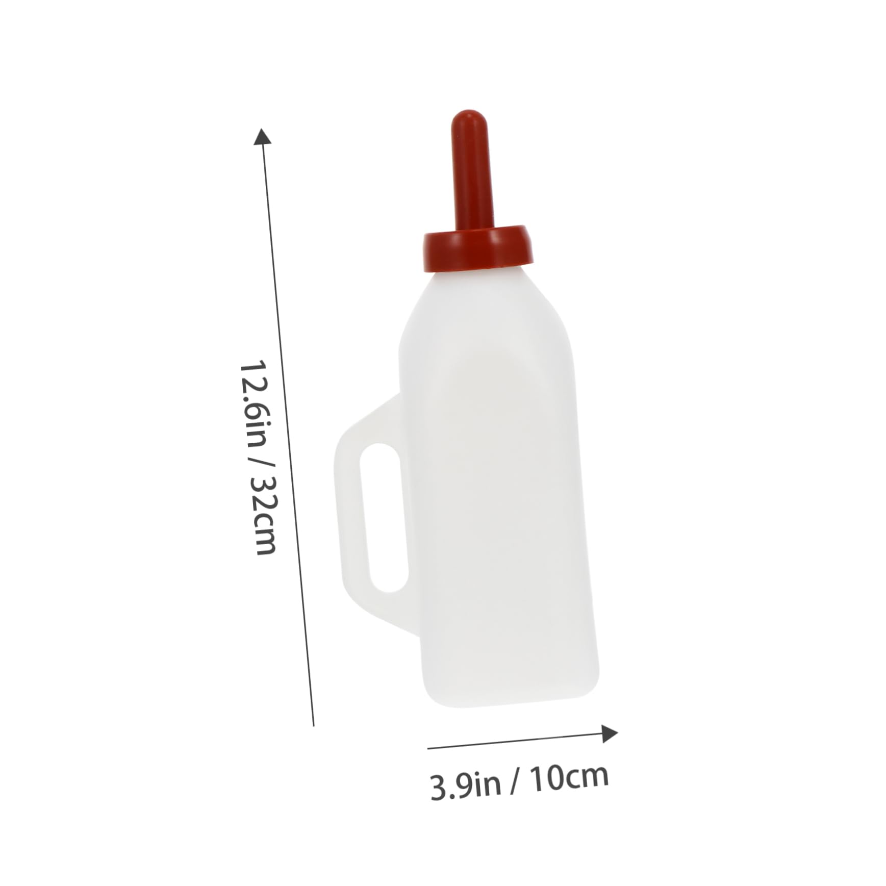 Parliky 2l Pet Nursing Bottle for Newborn Puppies Kitten Feeding Bottle Scale Silicone Nipple Feeder