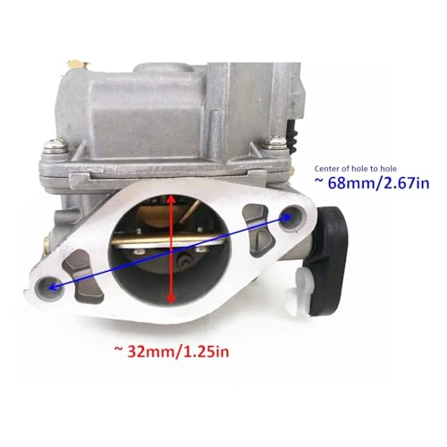 Carburateur hors-bord 66M-14301 avec joint pour moteur de bateau F15