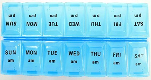 7 Day Assured AM/PM Pill Organizer (Blue)