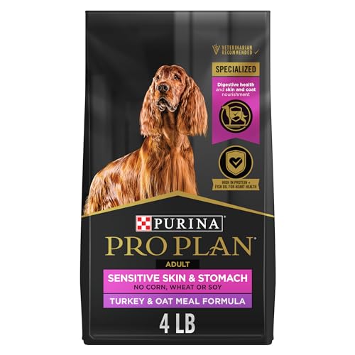 Purina Pro Plan Sensitive Skin and Stomach Dry Dog Food Turkey and Oat Meal - 4 lb. Bag