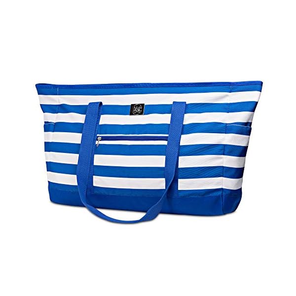Extra Large Beach Bag With Zipper XXL Beach Tote Bag For Women With