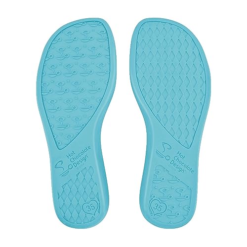 Image of Hot Chocolate Design Chocolaticas Funky Canvas Women's Mary Jane Flat Shoes, Sweet Heart, 6 UK