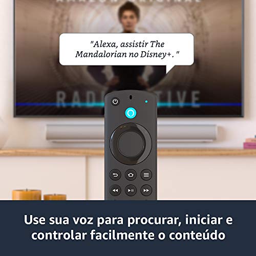 Controle Remoto por Voz com Alexa para Fire TV (inclui comandos de TV) 3 Controle Remoto por Voz com Alexa para Fire TV (inclui comandos de TV) - Imagem 3