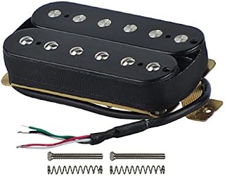 FLEOR Electric Guitar Humbucker Pickups Neck Alnico 5 Pickup Black