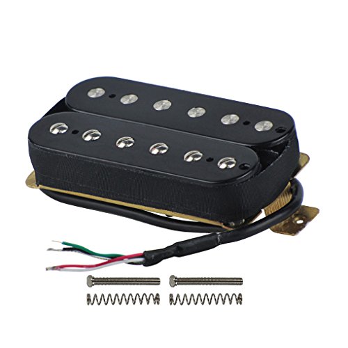 FLEOR Electric Guitar Humbucker Pickups Neck Alnico 5 Pickup Black