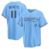 Custom Mens/Women/Youth Toronto Blue Bo Bichette Baseball Stitched T-Shirt for Sports Fan