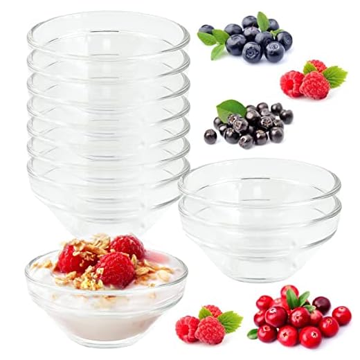 10 Pack 3" Clear Glass Bowls, 2.5oz Soy Sauce Dipping Bowls, Stackable Serving Bowls for Ramekins Appetizer Tray, Sauce Dish/Bowls, Tomato Sauce, Salad Dressing for BBQ, Home, Party, Picnic, Gathering