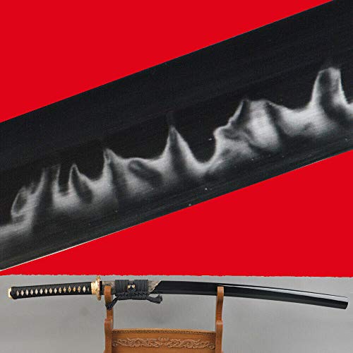 YL Sword Special Clay Tempered 1095 High Carbon Steel Japanese Samurai Sword Drago Katana