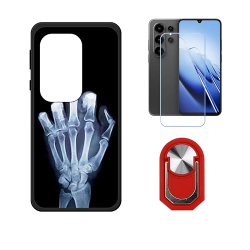 BMPNLSZ �K�pBlackview Wave 10�p+HD�����K���X�ɓK�����ėpTPU�P�[�X�A�V���J�Q���P�[�X�o���p�[�ی�o�b�N�P�[�X-�ɓK����9�d�x�X�N���C�u�h�~�X�N���[���v���e�N�^(6,88") + ���O���\�Ŕėp�I��360�x��]�\�ȃX�e���g