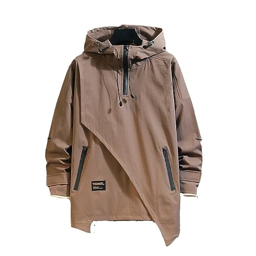 Xingfenly Autumn Jackets And Coats Multi Pockets Hooded Youth Tops Clothes -