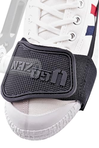 Motorrad-Schuhschutz, Zubehör, Schutz für Motorradstiefel, Motorradschuhe, französische Marke Ugozen, für Motorradfahrer, Einheitsgröße, verstellbar, Schwarz.