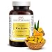 Produktbild Kurkuma + Schwarzer Pfeffer Tabletten à 1100mg, 185 Tabletten (Curcuma, Curcumin+Piperin), Premium Qualität, Hergestellt in Österreich, Tabletten statt Kapseln, Vegan