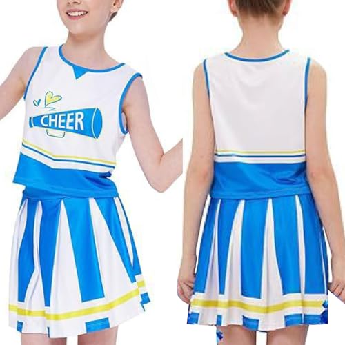 [RONGUI] �`�A�K�[�� �ߑ� �q�� 100-150cm �R�X�v�� �_���X ���\�� �C�x���g ���� �n���E�B�� ���� (�u���[�iBlue�j, 150cm)