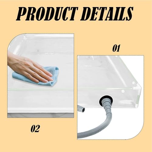 Bac de douche portable de camping pliable et léger avec évacuation intégrée