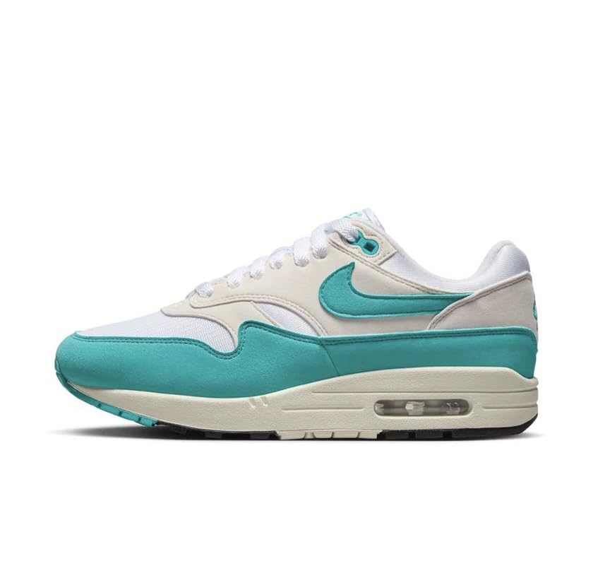 NIKE Air Max 1 - Zapatillas deportivas para mujer, Blanco Dusty Cactus Phantom, 38.5 EU