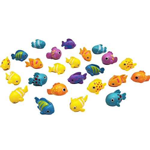 Lot de 20 mini décorations de cupcakes en forme de feuille de poisson de Pâques - Animaux de la mer - Figurines miniatures - Paysage de mousse - Décoration d'extérieur Cover