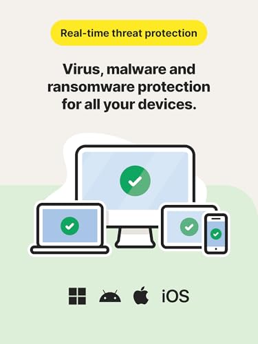 Image of Norton 360 with LifeLock Select Bundle, 1 Year Subscription - 10 Devices - All-in-One Protection for your Devices, Online Privacy, and Identity, Activation Required [Subscription]