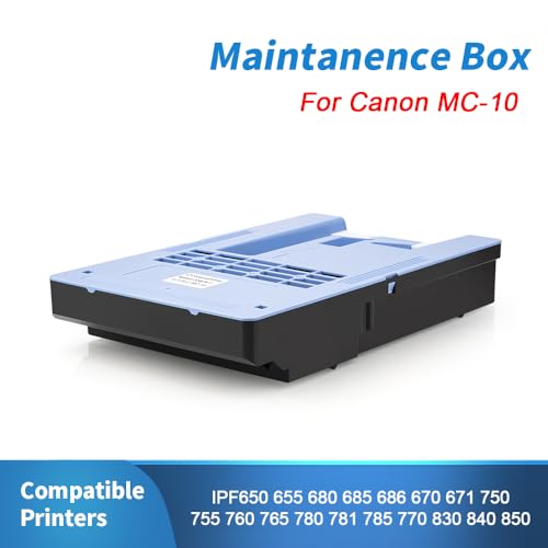 Image of MC-10 Maintenance Cartridge Compatible with Canon Imageprograf IPF650 655 670 680 685 750 755 760 765 770 780 785 830 840 850, Upgraded 1320B014 Waste Collection Cartridge Replacement