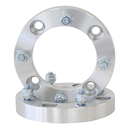 2pc ATV Wheel Spacers 2 (1 inch Per Side) for 4x137 bolt patterns - Fits CAN-AM Bombardier Renegade Outlander Commander Kawasaki Mule Prairie Brute Force Bayou 4x137