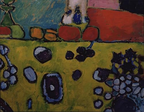 Pintura sobre lienzo Alexej Von Jawlensky cuadro clásico Natura morta con tovaglia colorata