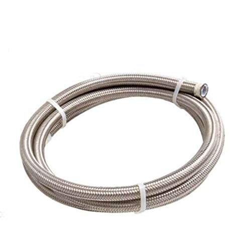 Manguera Riloer AN8 antifugas de teflón y acero inoxidable para líneas de gas de coche