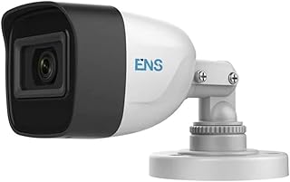 ENS SCC35B3/28-HC 5MP Fixed Mini Bullet 4-IN-1 Coaxial Security Camera, 5MP CMOS Image Sensor, 2560x1944 Resolution, 2.8mm Fixed Focal Lens, Smart IR, Up to 99feet (30m) IR Distance, IP67