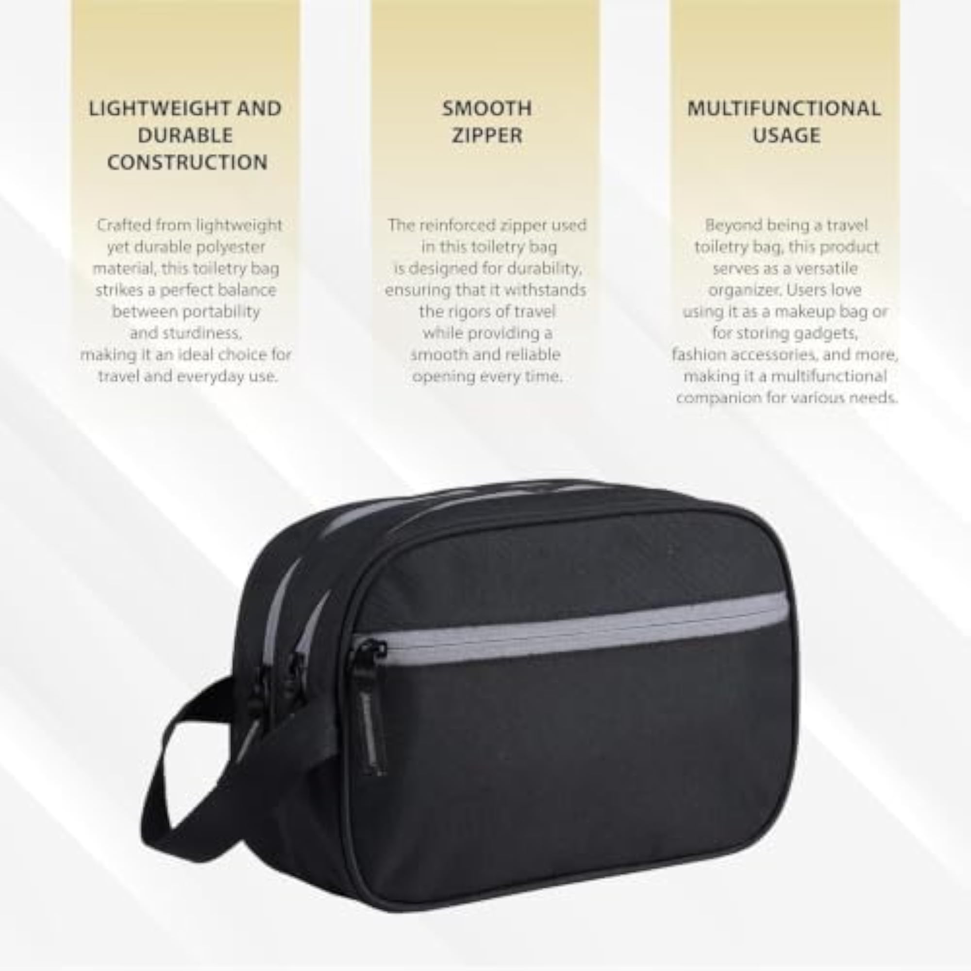 Toiletry Bag for Travel, Grooming Makeup Organizer