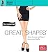 No nonsense womens Great Shapes All Over Shaping Slimming Control Flawless Definition Confidence Tights, Midnight Black, B