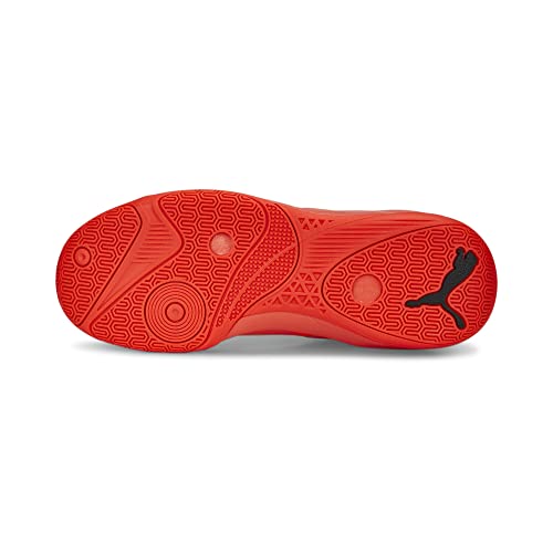 PUMA PUMA Unisex's Eliminate Pro Ii Indoor Court Shoe, Red Blast Fast Yellow Puma Black, 13 UK