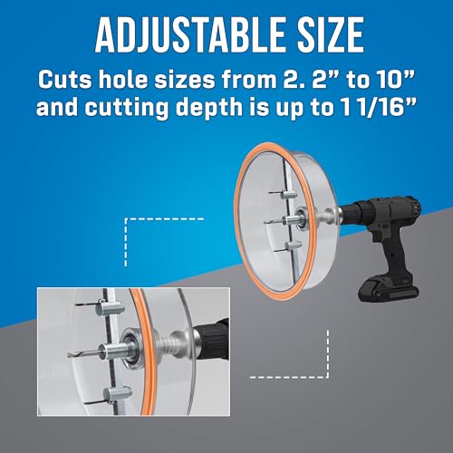 Jonard Tools Adjustable Hole Saw