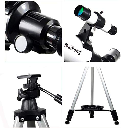 Telescopio refractor 70mm para adultos con trípode ajustable miniatura 4
