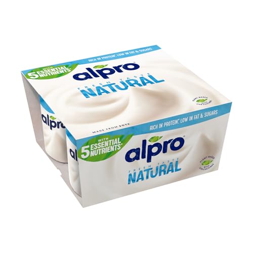 ALPRO Yogur vegetal Natural - Pack de 4