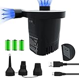 OBEST 電動エアーポンプ 空気ポンプ 空気入れ 空気抜き 両対応 充電式 4000MAH 浮き輪 海/プール/キャンプ/ピクニック 日本語取扱説明書付き 緊急用