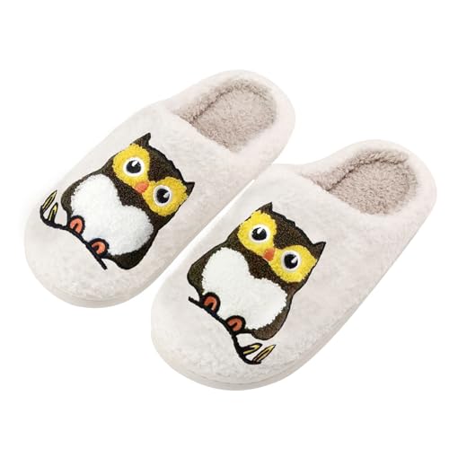 Image of Women's Men's Cute Frog Slippers Fuzzy Memory Foam Kawaii Cartoon Animal Slippers Winter Warm Fluffy Shoes
