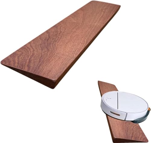 Rampa di soglia di legno, rampa di soglia portatile, rampa di soglia leggera e facile da trasportare, adatta per marciapiedi, può essere utilizzata come rampa di sedia a rotelle,50 * 5 * 1CM