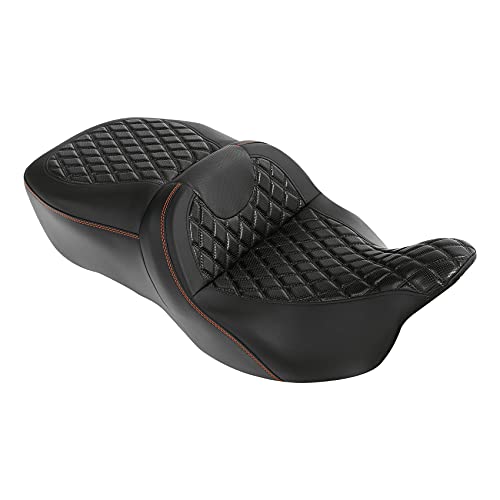 Asiento de gel conductor pasajero Harley Touring Road King Glide 2009-2023 TCMT