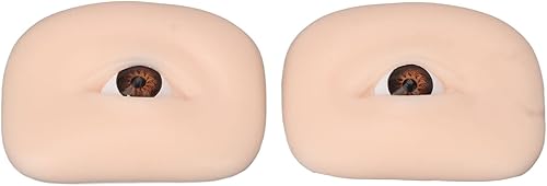 1 par de tatuajes para la piel 3D semipermanente de maquillaje de ojos de silicona para la piel falsa suministros de microblading para cejas