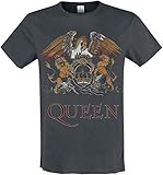 nirvana best songs Coral Queen Crest print Amplified Shirt Queen Royal Crest, Grau, XL
