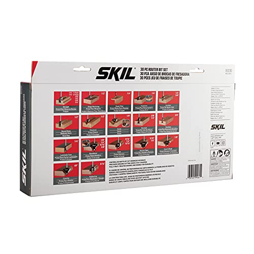 Skil 91030 Carbide Router Bit Set, 30-Piece #TOP2