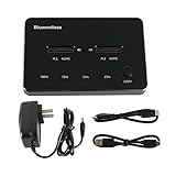 Frezon M.2 NVME SSD M.2 Case USB 3.1 NVME+NVME SSD Solid State Drive Enclosure m.2 Docking Station 4TB Total Capacity M.2 SSD Docking Station Duplicator