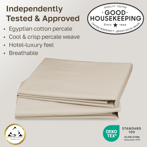 California Design Den 100% Egyptian Cotton 2-Pack Queen Size Pillow Cases - image 3