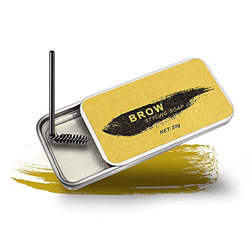 Eyebrow Soap, Brows Styling Soap, 4D Natural Feather Eyebrow Makeup Eyebrow Cosmetic, Waterproof Long-lasting Eyebrow Styling Makeup Balm